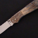 F28 - Meteorite and Mammoth Ivory DVD Knife $850.00 