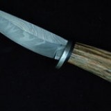 G44 - Meteorite Damascus Utility Knife $650.00 