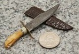 Miniature Eagle style bowie
Made by Allen Eldridge
$450