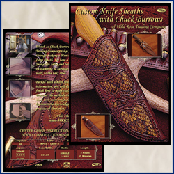 Custom Knife Sheaths with Chuck Burrows 2 Disc Set