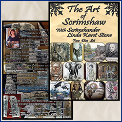 The Art of Scrimshaw with Scrimshander Linda Karst Stone 2 Disc Set