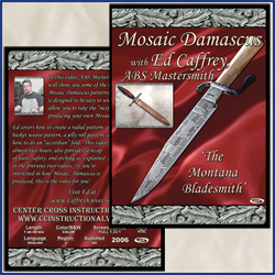 Mosaic Damascus with Ed Caffrey, A.B.S. Mastersmith